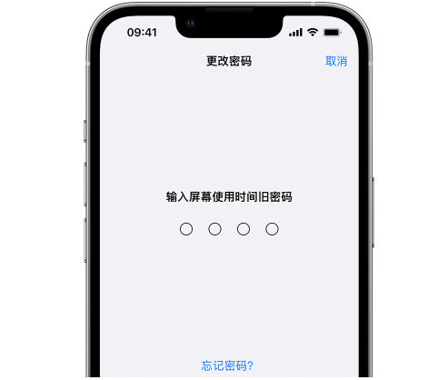 前锋iPhone屏幕维修分享iPhone屏幕使用时间密码忘记了怎么办 