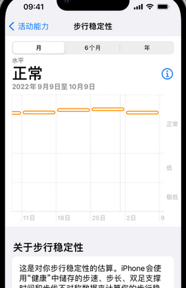 前锋iPhone手机维修如何在iPhone开启'步行稳定性通知'