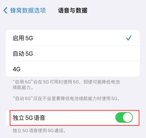 前锋苹果14维修分享iPhone 14 Pro如何开启VoNR 