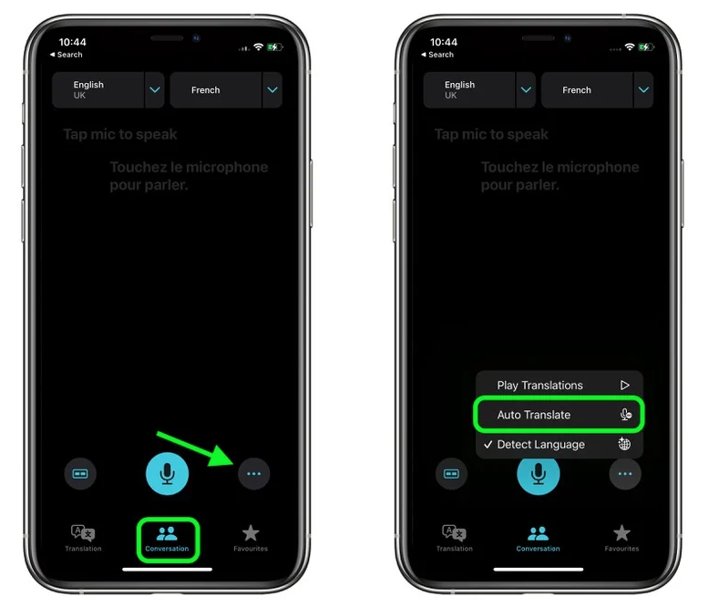 前锋苹果手机维修分享iOS 15 “翻译” App 新改进 